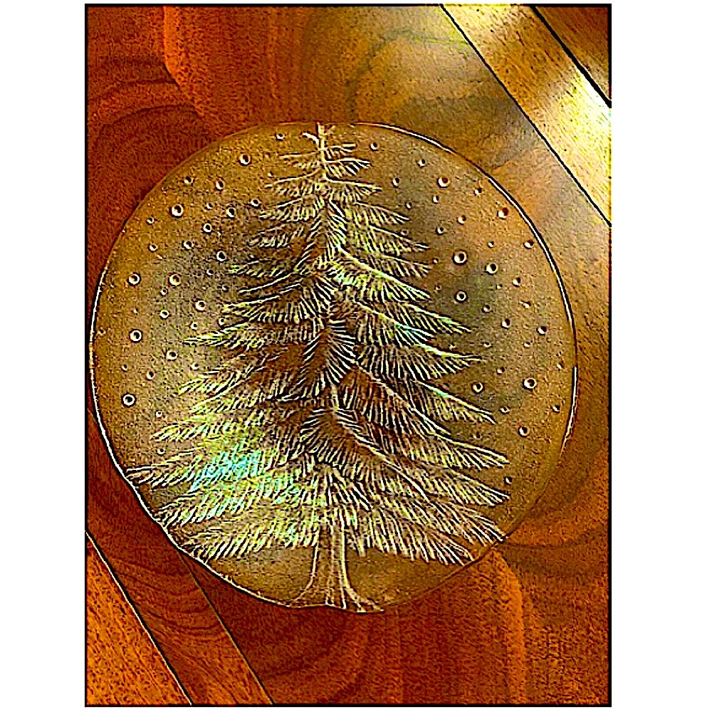 Vintage Mikasa Noel Christmas Tree 14” Hostess Platter 🎄